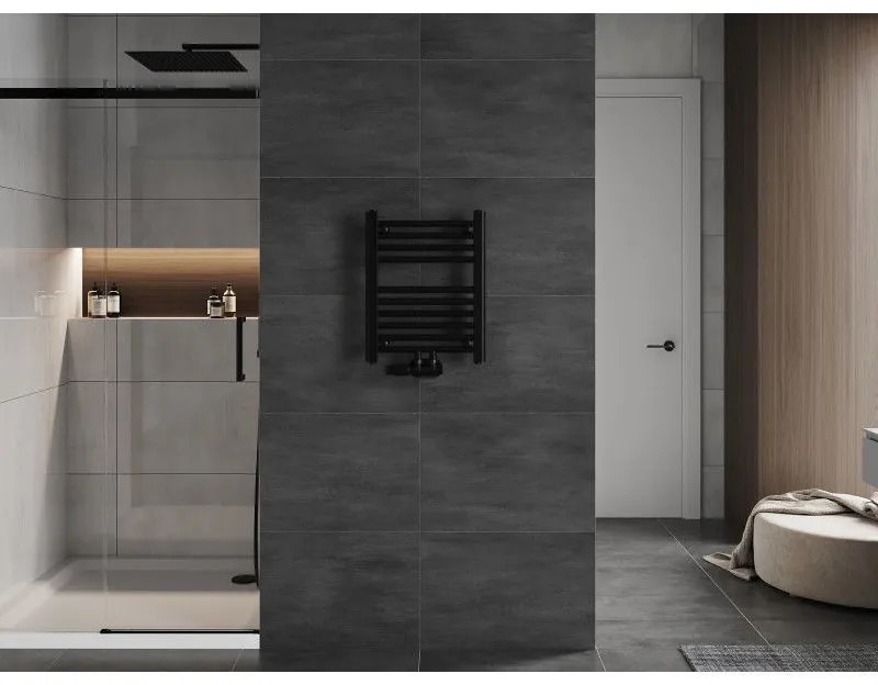 Mexen Mars, vykurovacie teleso 500 x 400 mm, 178 W, čierna, W110-0500-400-00-70