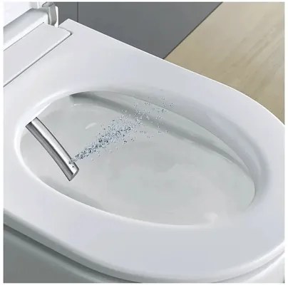 Závesné WC DURAVIT SensoWash Starck F otvorený splachovací kruh biele vr. WC dosky D 650000012004320