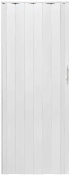 Skladacie dvere 001P biele matné 100 cm