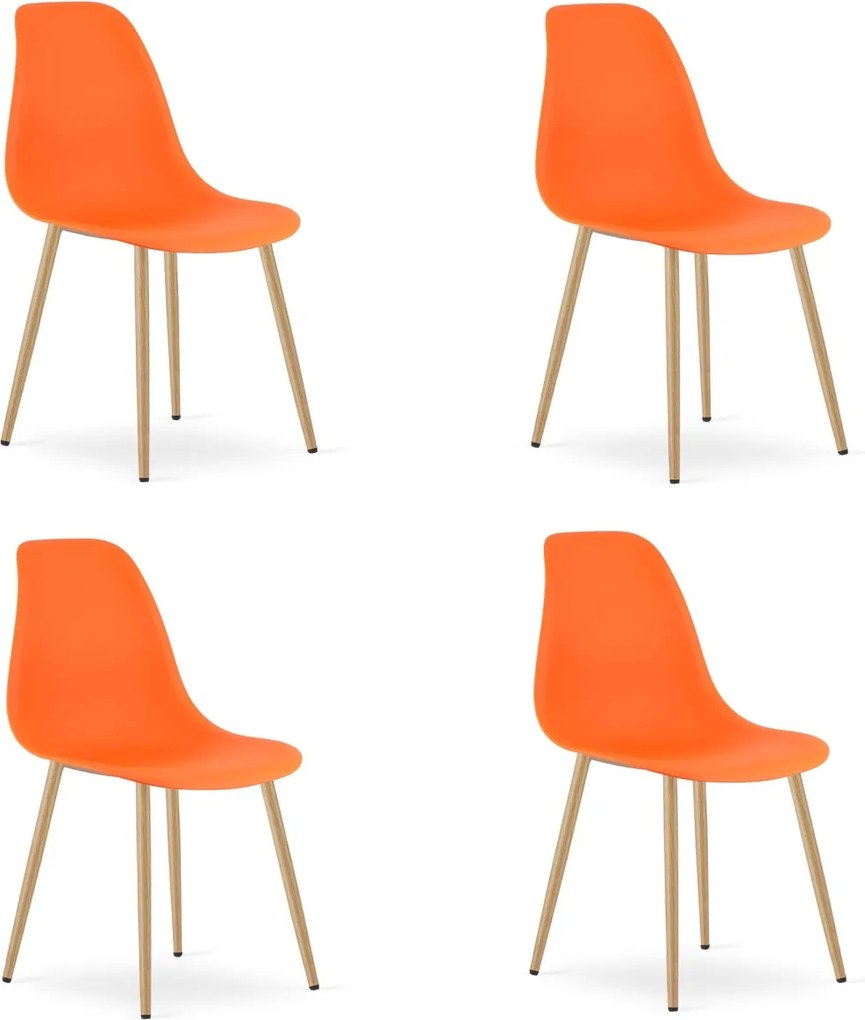 Pomarančová stolička OSAKA
