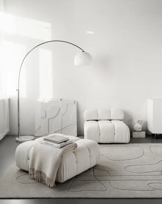 Koberec Agnella Morphic Morphic svetlosivý