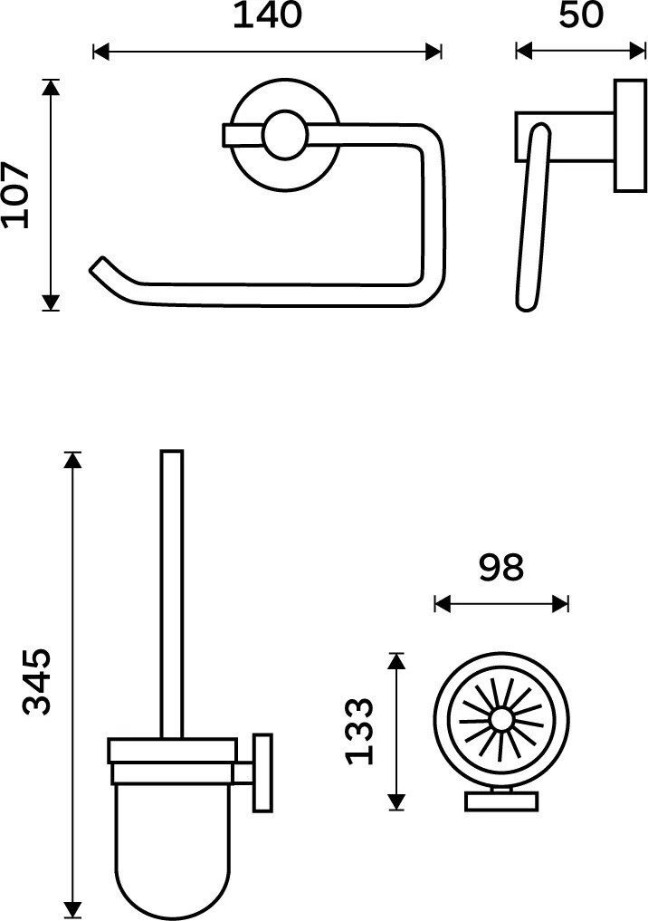 Nimco Sada k WC UNIX - UN set-94WN-26