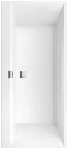 Obdĺžniková vaňa Villeroy & Boch Squaro 170x75 cm liaty mramor ľavá aj pravá UBQ170SQE2DV-01