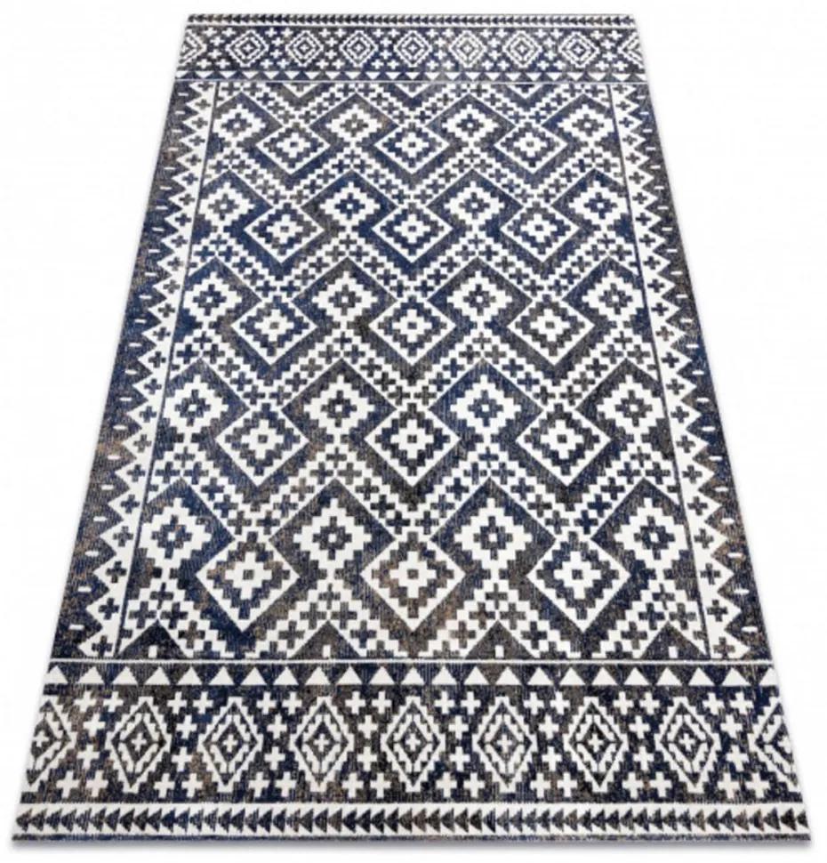 Kusový koberec Mundos modrý 80x150cm