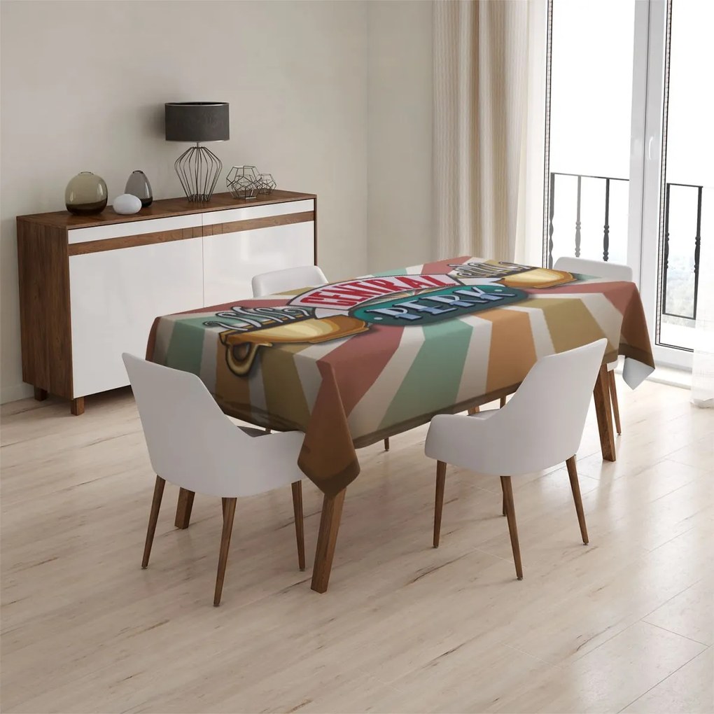 Sablio Obrus Seriál Priatelia CENTRAL PERK Abstrakcia - 130x170 cm