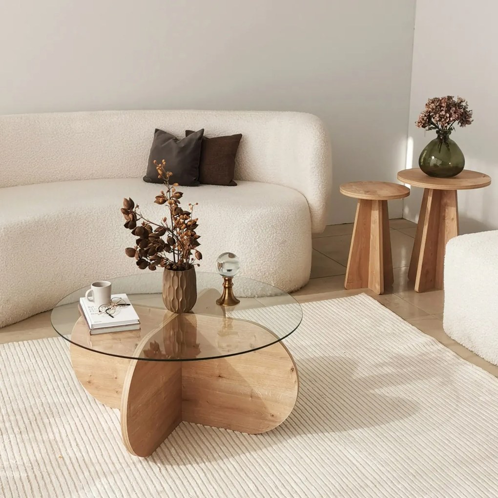 Konferenčný stolík Bubble Sapphire Oak