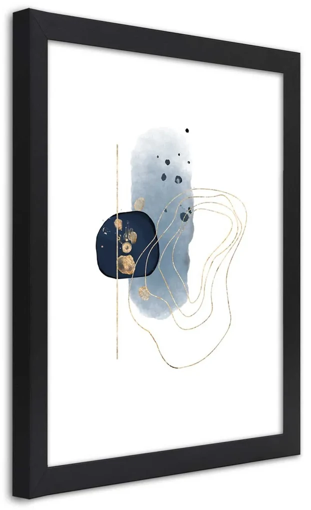 Gario Plagát Tvary a línie abstraktné Farba rámu: Bez rámu, Rozmery: 40 x 60 cm