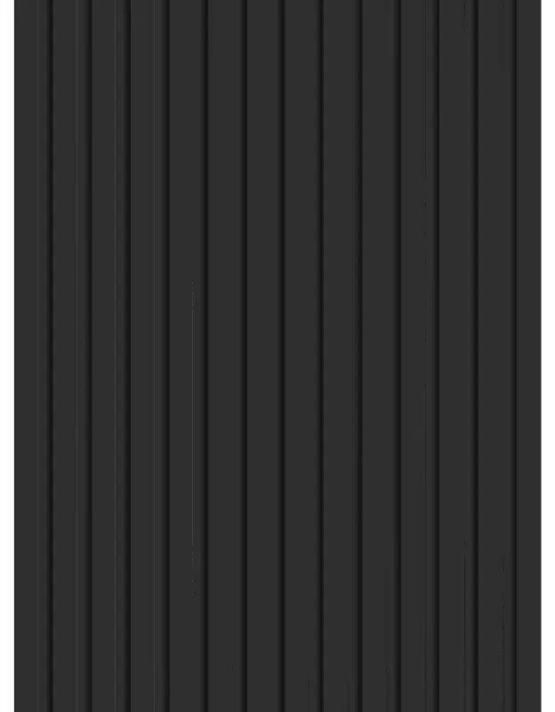 Mexen Lam-B, stenové lamely 275 × 31,5 cm, HDF doska 4 mm, čierna matná, S100-275317-2812-053