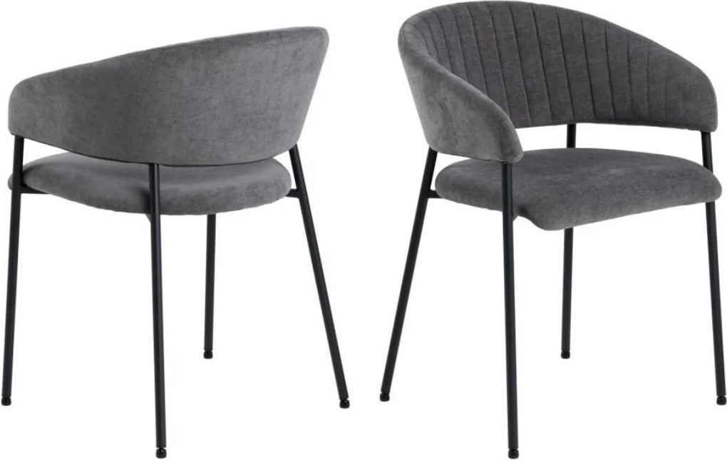 Actona - Stolička Ann šedá (95737)