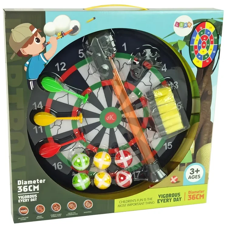 LEAN TOYS Terč na suchý zips Dart 36 cm