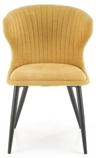 Jedálenská stolička TEDY svetla žlta