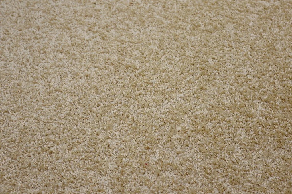 Vopi koberce Kusový koberec Color Shaggy béžový štvorec - 400x400 cm
