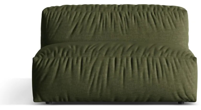 Zelený modul pohovky (stredový diel) Martina – Micadoni Home