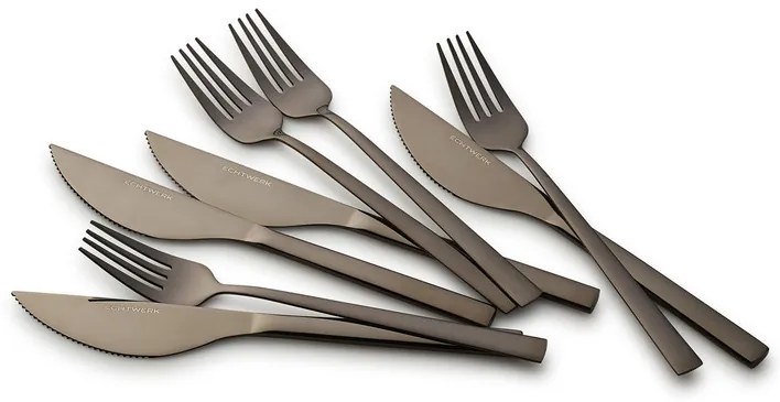 Echtwerk Príbor na pizzu Bari (čierna, 8-dielna súprava)  (100338118)