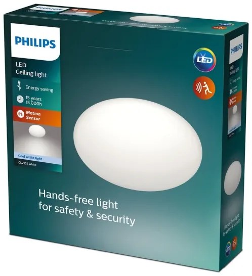 Philips - LED Stropné svietidlo so senzorom SHAN LED/12W/230V 4000K
