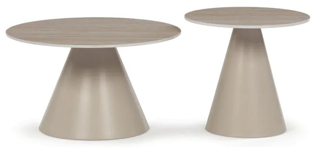 Autronic BONTEC Konferenčný stolík 70x70x40, 5cm, keramika, mramor, CT-F4118 BK Farba: Čierna