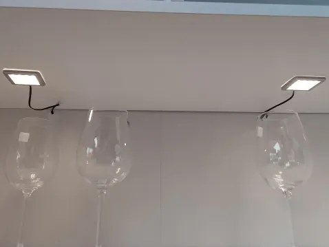 Bodové LED osvetlenie (2 ks) Square, studená biela%