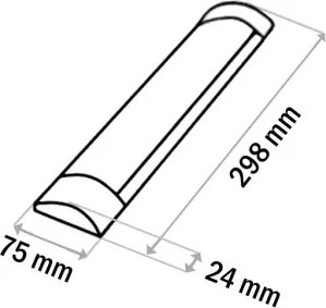 LED Podlinkové svietidlo QTEC LED/9W/230V 30 cm biela