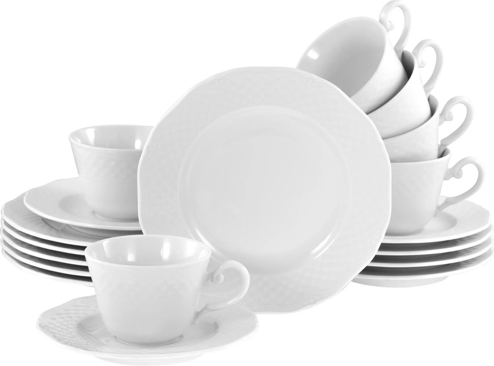 XXXLutz KÁVOVÝ SERVIS Arianne Weiss 18-dielne Creatable - Online Only bytové doplnky - 007768065303