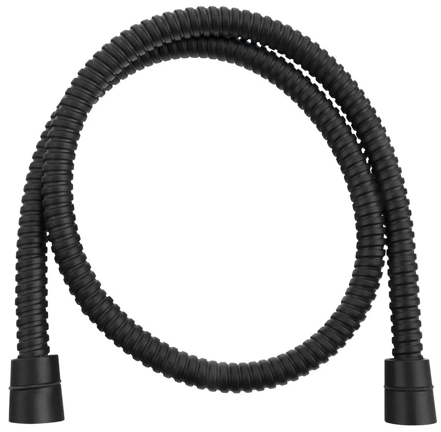 Sapho Sapho, POWERFLEX sprchová hadica, 100cm, čierna mat, FLEX100B
