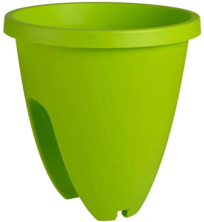 Kvetináč Balconia 26cm/na zábradlie/zelená