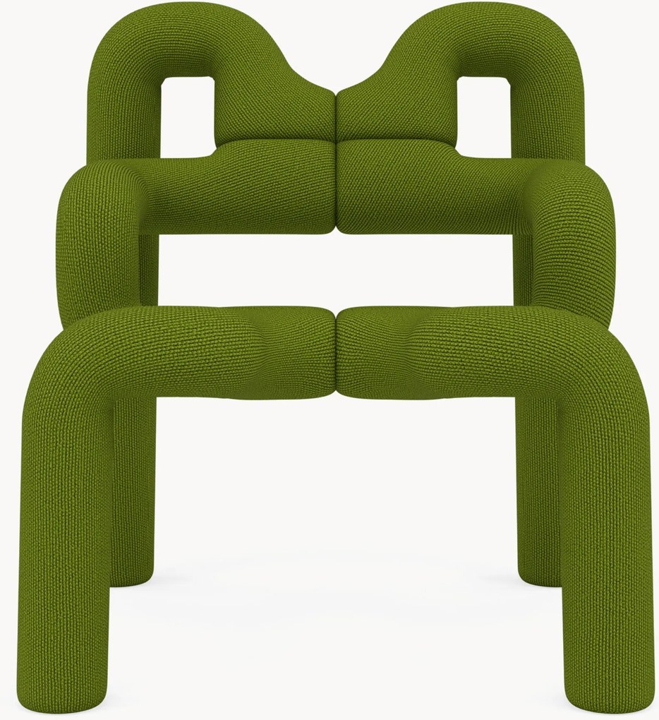 Pletené vlnené kreslo Ekstrem