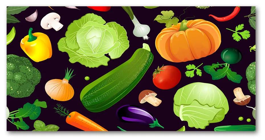 Moderný akrylový fotoobraz Farebná zelenina oah-178769507