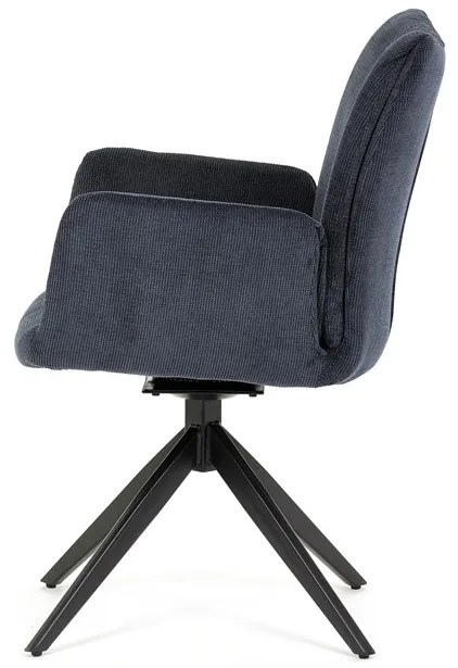 Autronic BONTEC Jedálenská stolička, modrá, látka, HC-993 BLUE2 Farba: Biela