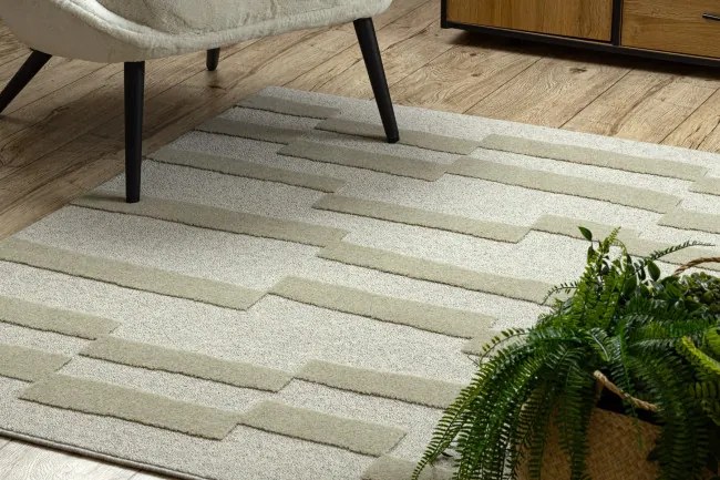 Koberec OSTA FLUX 461.109.SA401 sivý / zelený