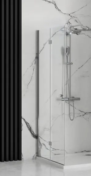 Rea Fold N2, sprchové dvere ku sprchovému kútu Fold 90cm, 6mm číre sklo, chrómový profil, REA-K7442