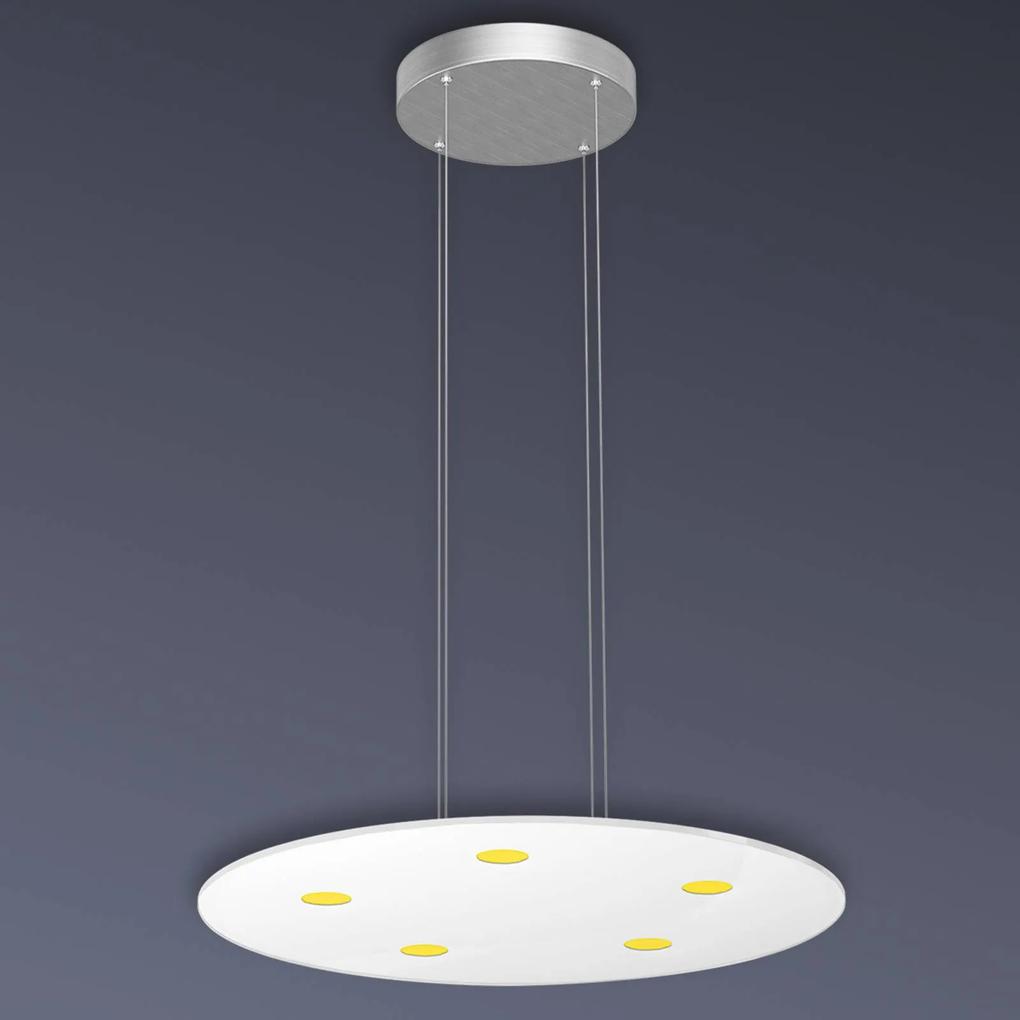 Okrúhle závesné LED Sunia s dotykovým stmievačom