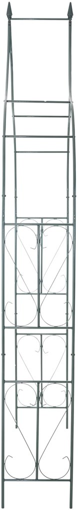 Oblúk na ruže 40 - Zelená