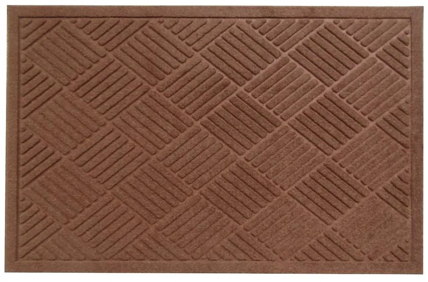 Rohožka Eko reliéfna hnedá 60x90 Eco6090