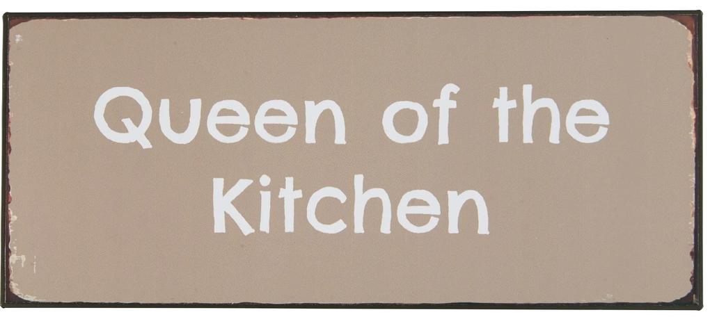 IB LAURSEN Plechová ceduľa Queen of the Kitchen
