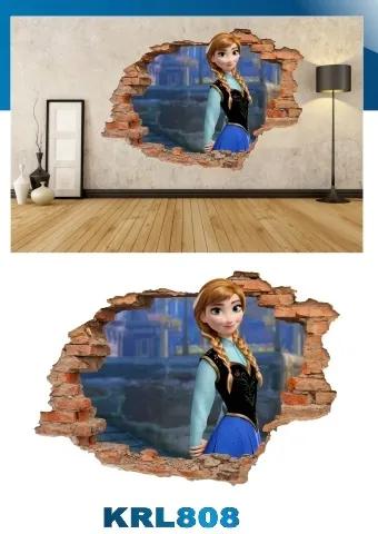 3D samolepka na stenu Ľadové kráľovstvo  9