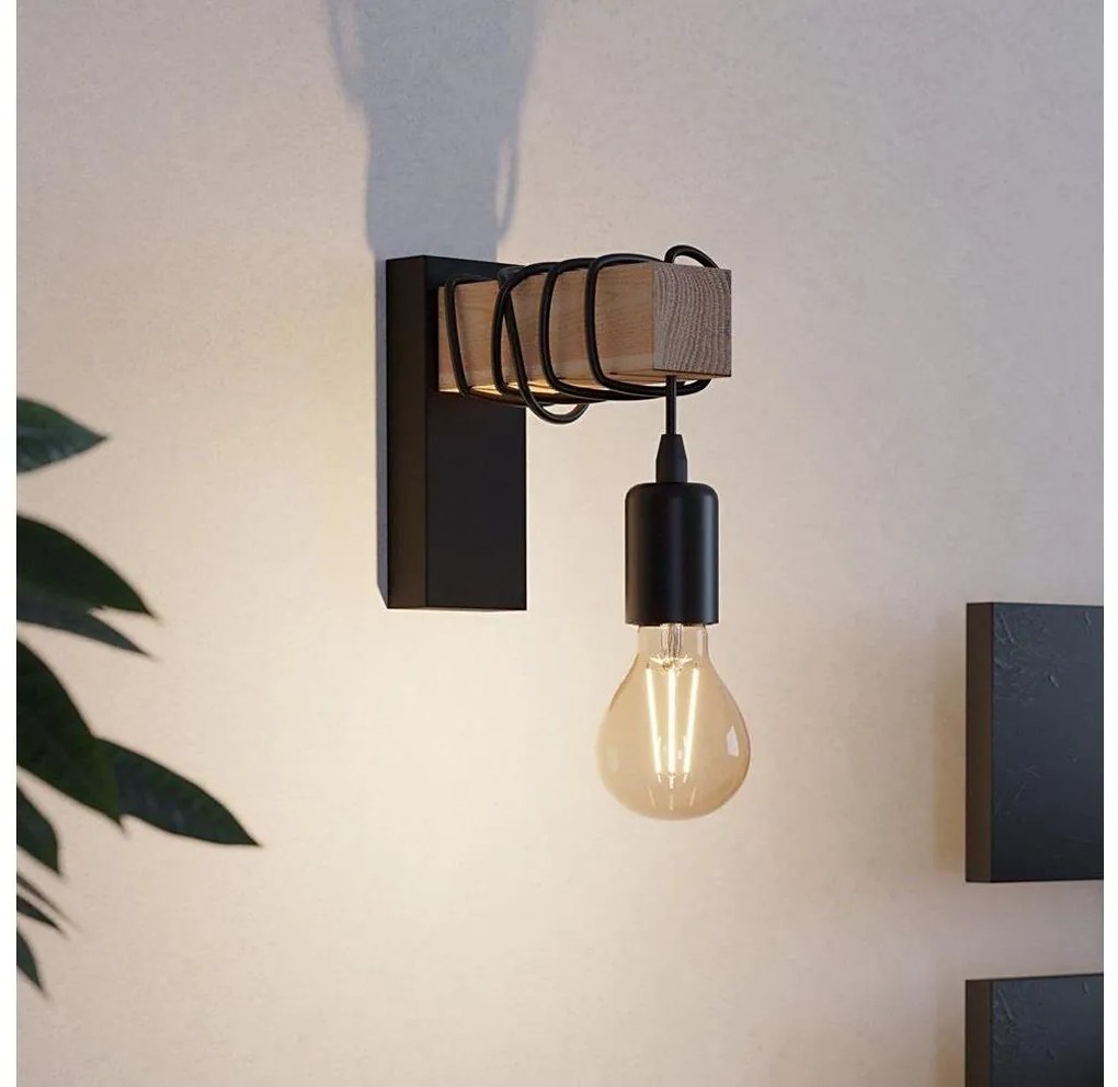 Eglo 43514 - Nástenné svietidlo TOWNSHEND 1xE27/10W/230V