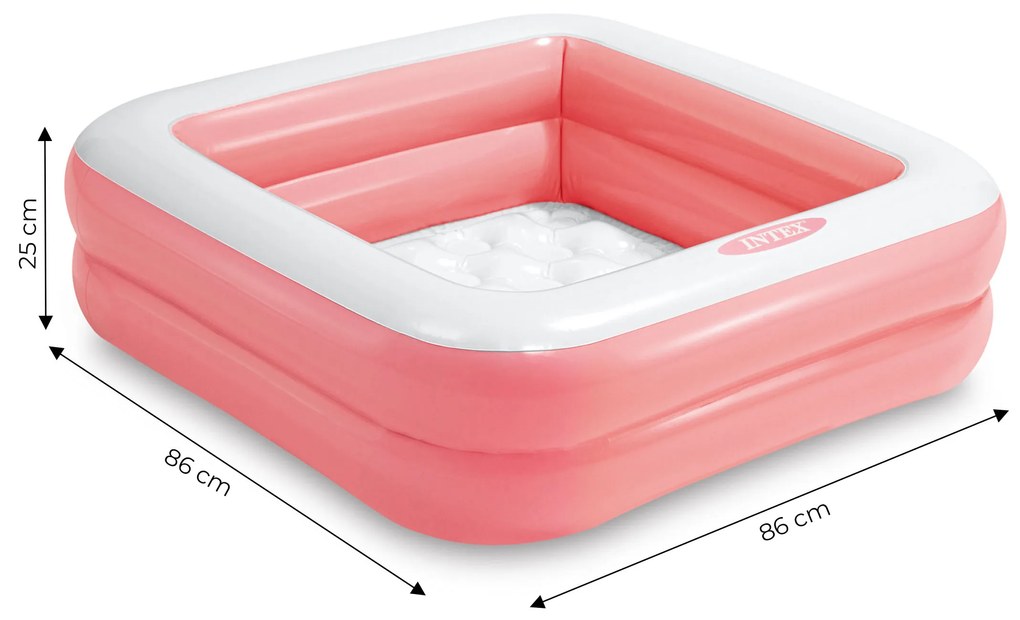 Intex Detský nafukovací bazénik 57100 Light Pink - INTEX