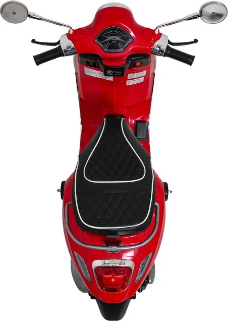 Elektrický skúter Vespa ROMA červený