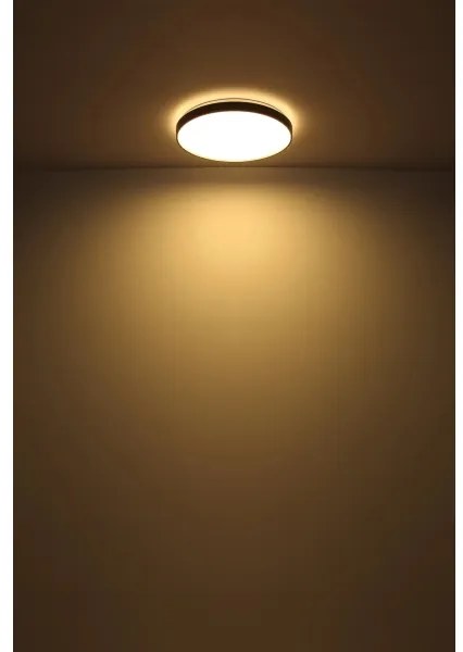 Globo 41262-24 - LED Stropné svietidlo ECLYPSE LED/24W/230V pr. 48 cm antracit