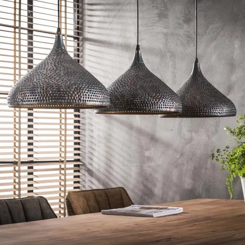 Luster 80-91 3 x Ø32cm Industry - Komfort-nábytok