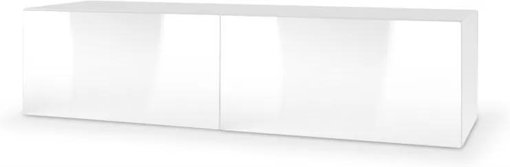 Závesný TV stolík LIVO RTV-160W biela Halmar