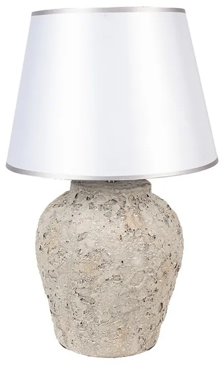 Terakotová country stolná lampa Ø35*59