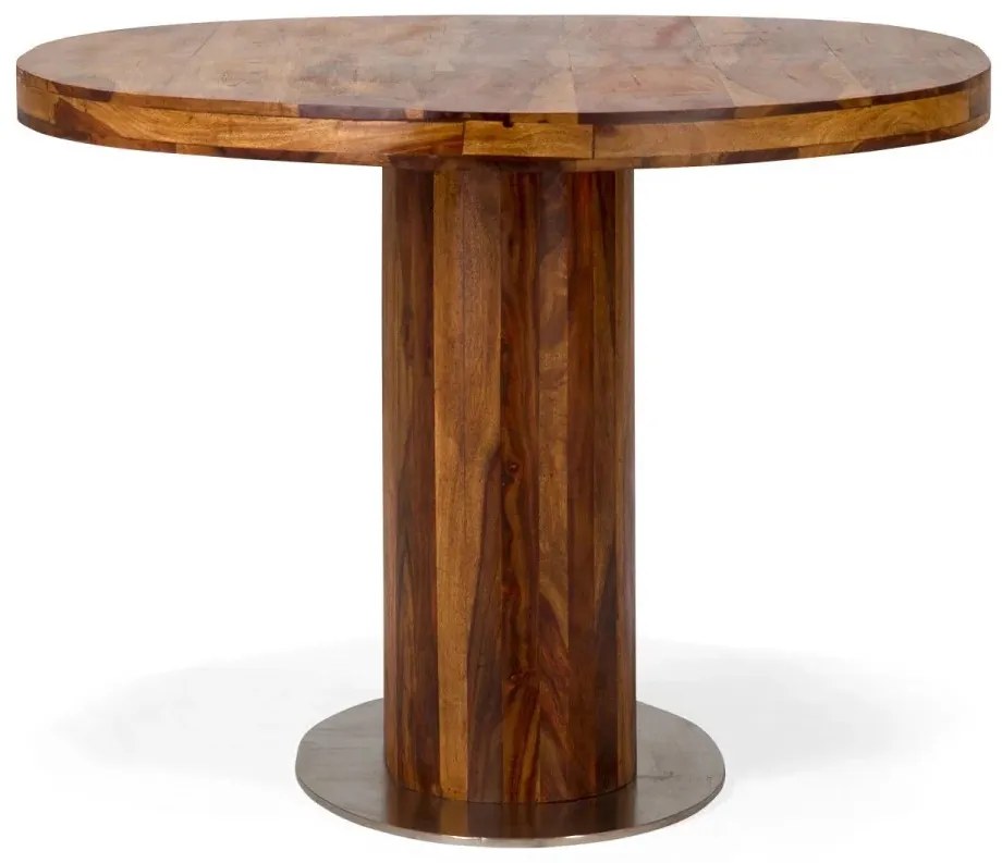 furniture-nabytek.cz - Masivní jídelní stůl Cubus z palisandru, lakovaný, hnědý – 180×100×75 cm