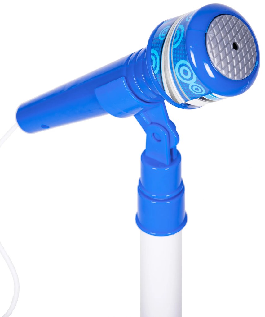 MULTISTORE Stojan na mikrofón na elektrickú gitaru pre deti mp3 - modrý