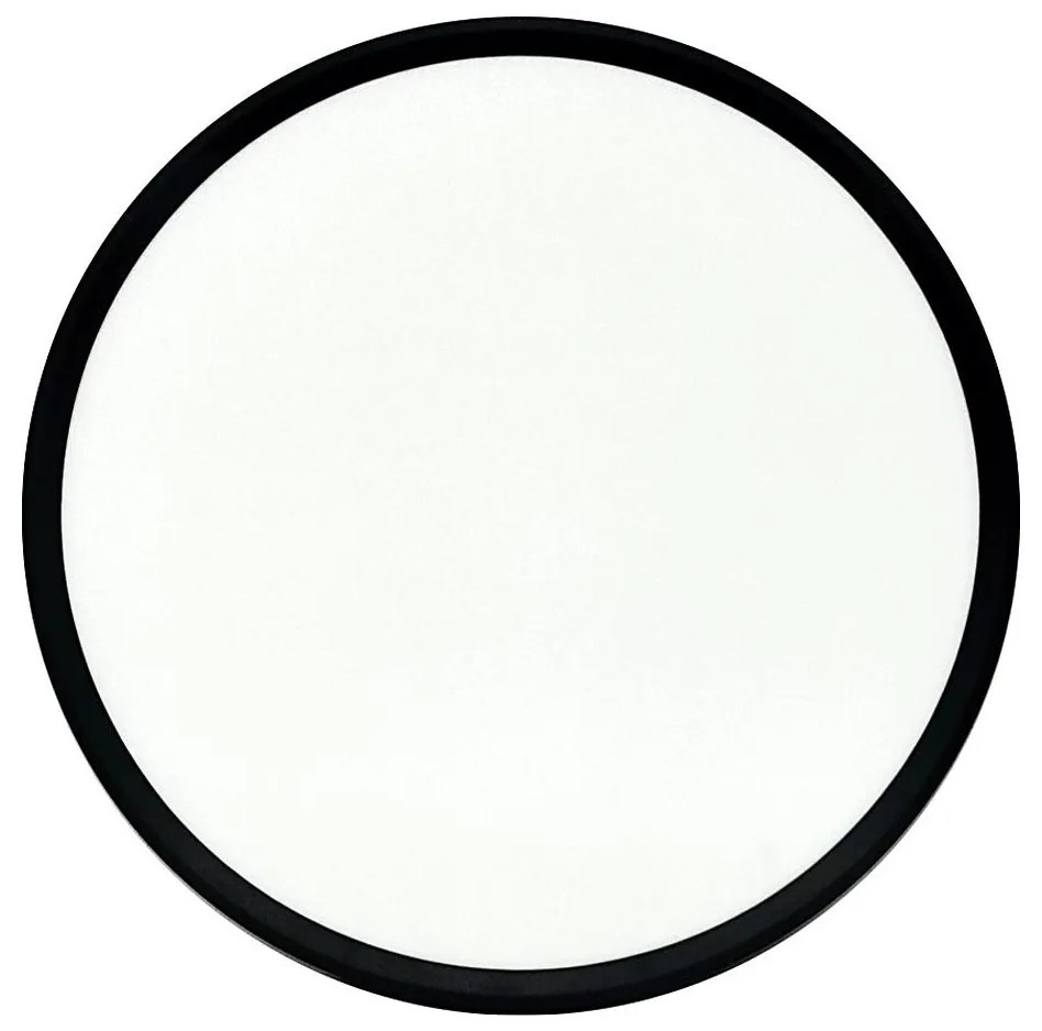 LED stropné svietidlo LED/32W/230V 3000/4000/6500K pr. 40 cm čierna
