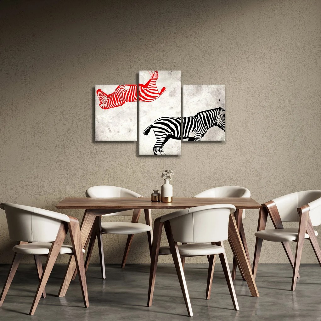 Obraz - Zebry (90x60 cm)