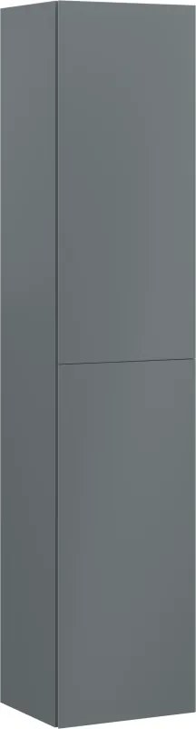 Mexen Orio, kúpeľňový podstavec 35 cm, 2 dvierka, matný grafit - 91A11-03016-2-BF66