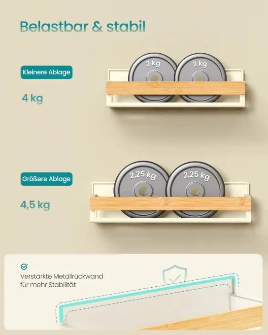 Sada kuchynských políc KCS062WD01 (4 ks)