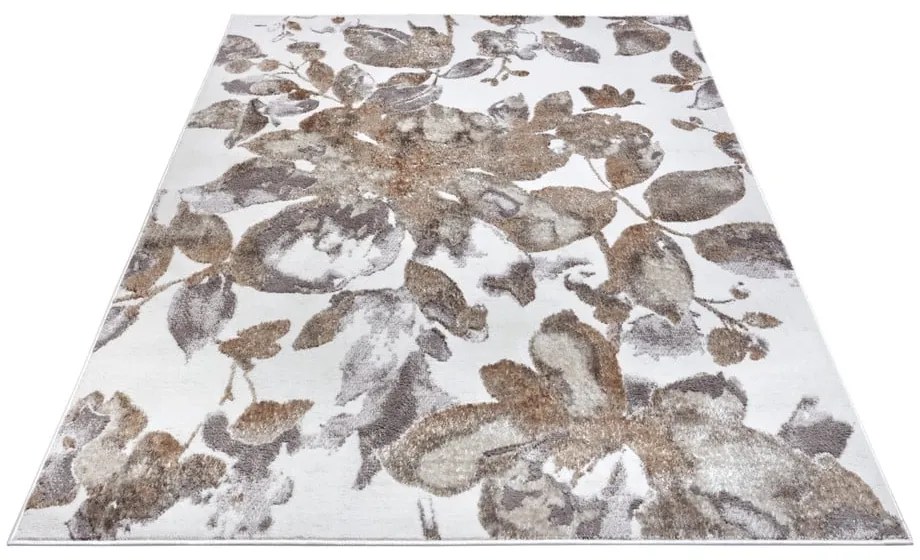 Sivo-hnedý koberec 200x280 cm Shine Floral – Hanse Home