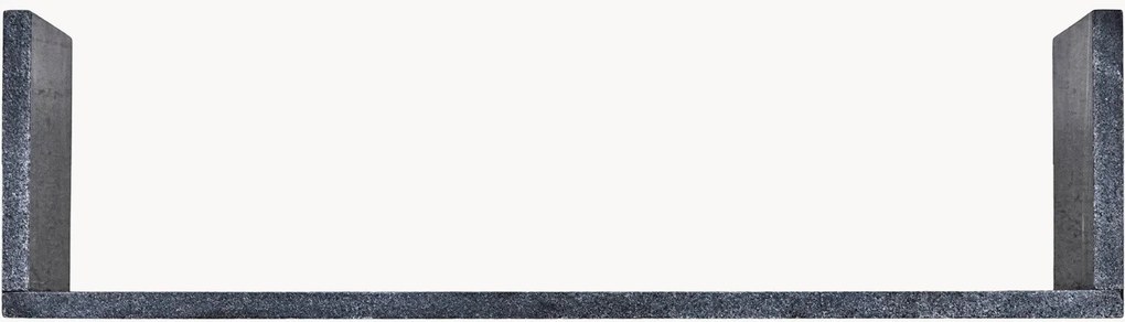 Ručne vyrobená nástenná polica z mramoru Marr